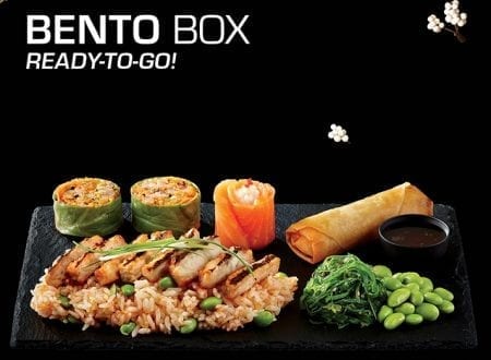 New Bento Boxes with sushis ready to go