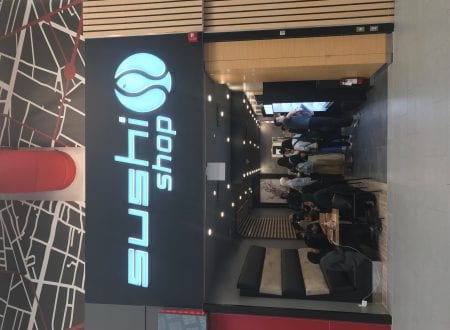 Dining room of the Sushi Shop restaurant at York University