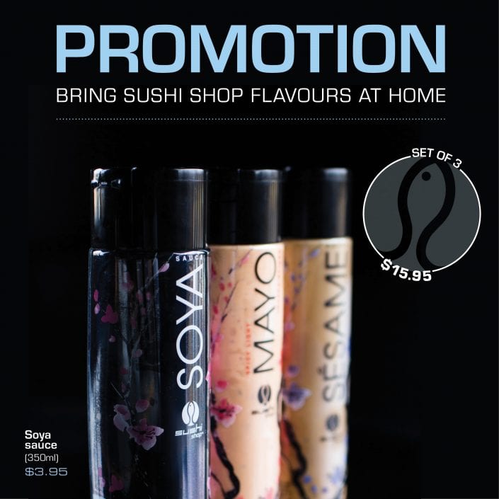 Our Sushi Shop Sauces