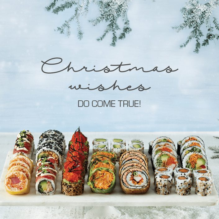 Sushi Shop is in the Spirit of Giving!