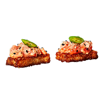 Crispy Salmon Tartare Bites